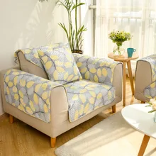 Yellow Sofa Cover And Get Free Shipping On Aliexpress Tuedio 100 Cotton Sofa Cover Modern Yellow Towel 1pcs