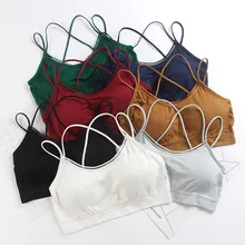 Для женщин спортивный бюстгальтер с подкладкой тренажерный зал, фитнес, йога бюстгальтер спортивные топы Велоспорт Стрейч-Тренировка короткий топик занятий жилет! нижнее белье, которое поможет скрыть недостатки вашей фигуры! дышащее белье