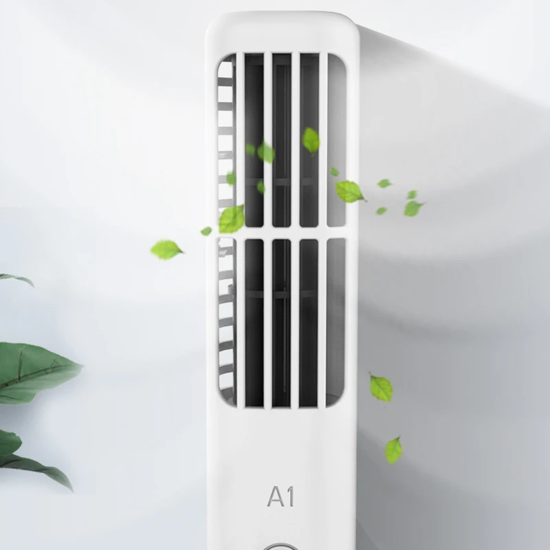 Electric Fan Household Floor Tower Fan Remote Control Table Shaking Head Vertical Silent Portable Air Conditioner Leafless Fan