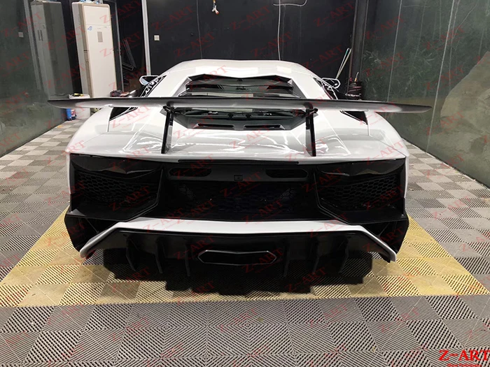 2011-2018 Z-ART Aventador SV углеродное волокно заднее крыло для LP700 задний спойлер хвост |