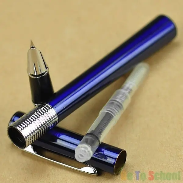 Jinhao 15 синяя тонкая перьевая ручка новые Канцтовары школьные и офисные ручки для