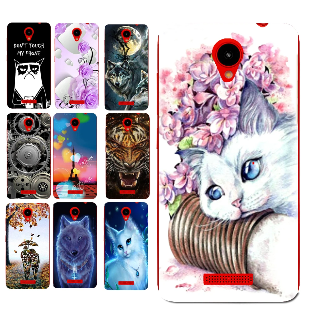 Floral Sleepy Darling Baby Cat Animal Case For Prestigio Wize G3 PSP3510DUO Back Cover Bag TPU Cases | Мобильные телефоны и