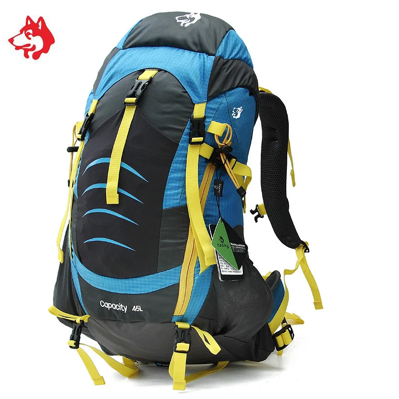 

Famous Brand 45L Sporttas Outdoor Sports Walking And Hiking Backpacks Bag For Camping Travel Climbing Trekking Backpack Bags