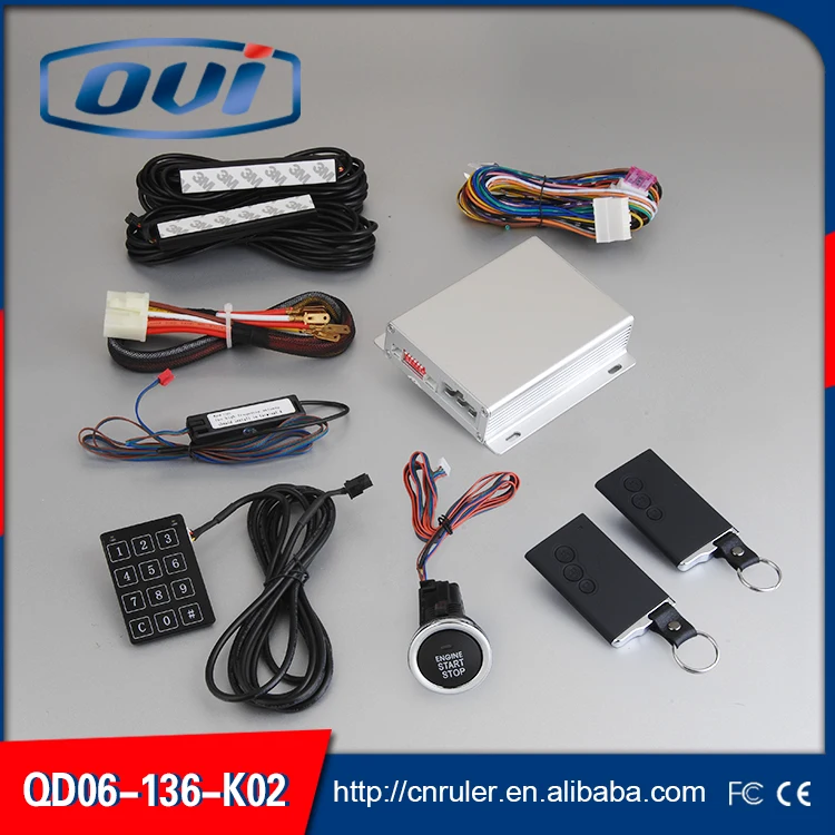 Branded door lock / unlock car central locking push button switch alarm RFID keyless entry anti