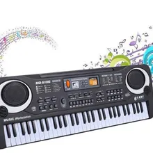 61 клавиша Цифровая музыка электронная клавиатура ключ доска подарок Электрический пианино подарок детям Раннее Обучение инструмент для детей# g4
