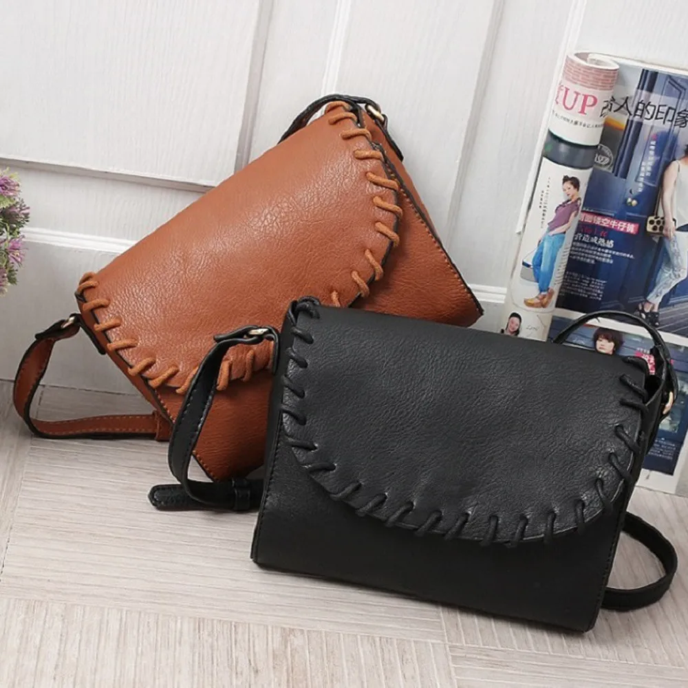 

Womens Leather Purse Satchel Cross Body String Shoulder Bag Messenger Bag bag for women bag women shoulder bolso para mujer #es5