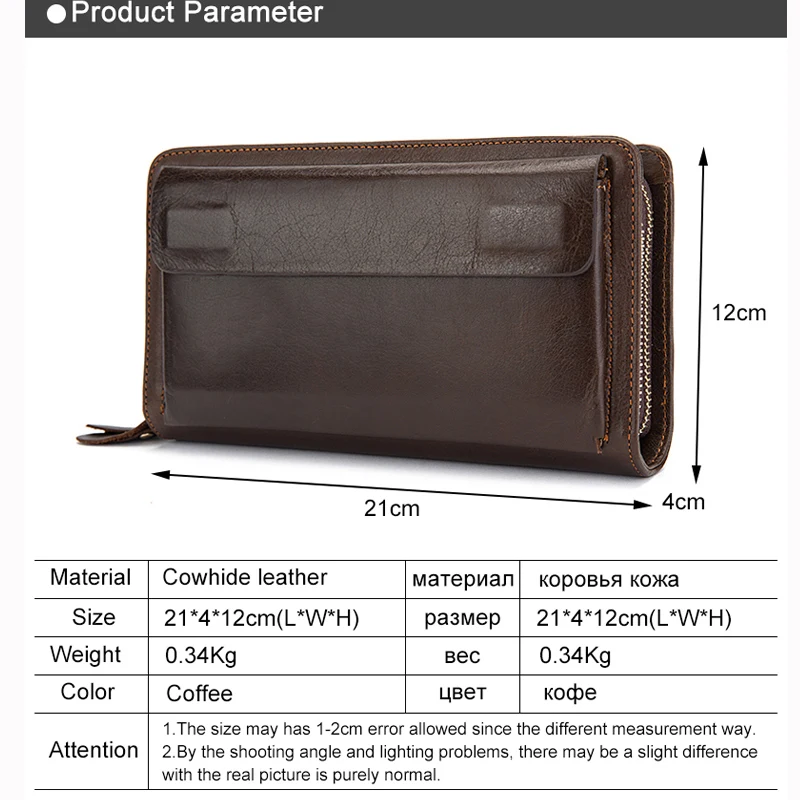 WESTAL Men's Clutch Bag Wallet Male Genuine Leather Double Zipper Men Wallet Long Phone Wallet Purse Card Holder Money Bags 9069 WESTAL Men's Clutch Bag Wallet Male Genuine Leather Double Zipper Men Wallet Long Phone Wallet Purse Card Holder Money Bags 9069