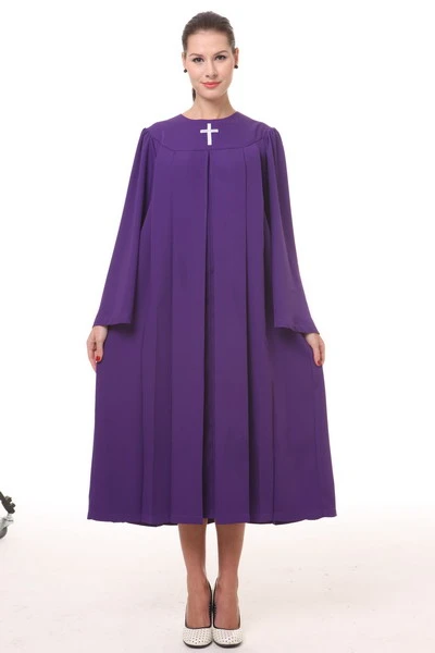 purple church dress