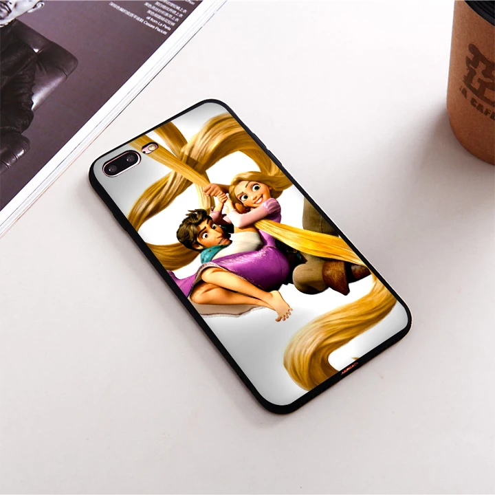 SKEROS Tangled Rapunzel 6 TPU мягкий чехол для телефона iPhone X 5 5S Se S 7 8 Plus # ta367 |