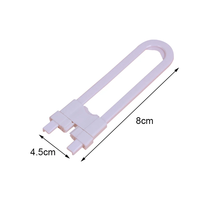 4 шт./лот Детские Детская безопасность замок защиты Шкаф ящика двери шкафа U форма Многофункциональный замки для детей безопасности
