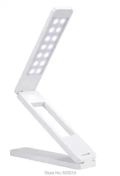 

[Seven Neon]Dimmable foldable and rechargeable 14leds led desk lamp,led reading lamp