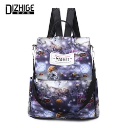 DIZHIGE Brand Printing Waterproof Oxford Women Anti-theft Backpack High Quality School Bag For Women Multifunctional Travel Bags DIZHIGE Brand Printing Waterproof Oxford Women Anti-theft Backpack High Quality School Bag For Women Multifunctional Travel Bags