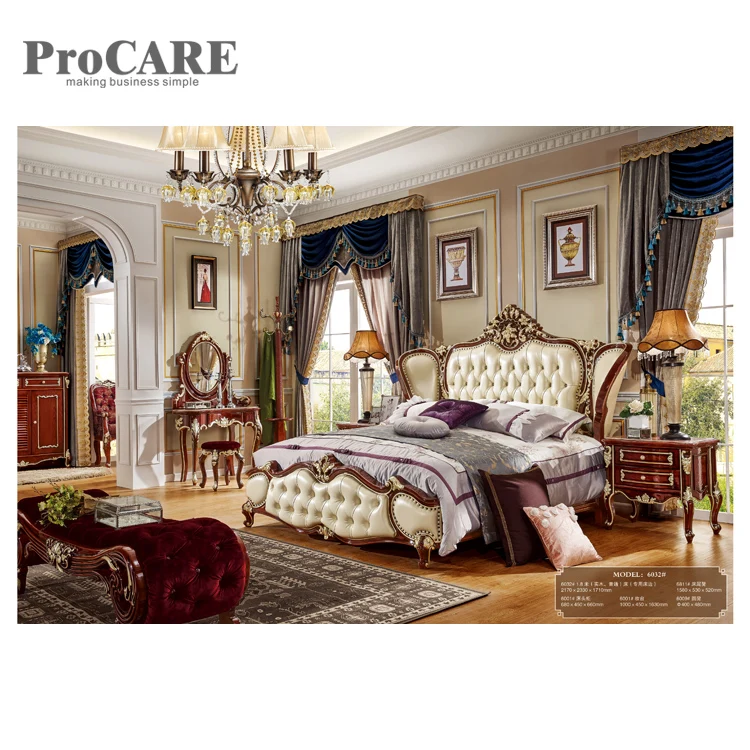 أعلى جودة أثاث المنزل ، منحوتة غرفة نوم مجموعة/تصميم الحديثة نوم مجموعة سرير خشبي الإطار-6032 أعلى جودة أثاث المنزل ، منحوتة غرفة نوم مجموعة/تصميم الحديثة نوم مجموعة سرير خشبي الإطار-6032
