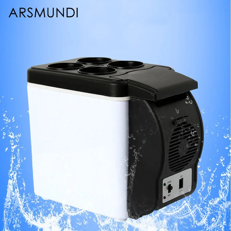 Mini Car Fridge Portable 12V 6L Auto Refrigerator Quality ABS Multi