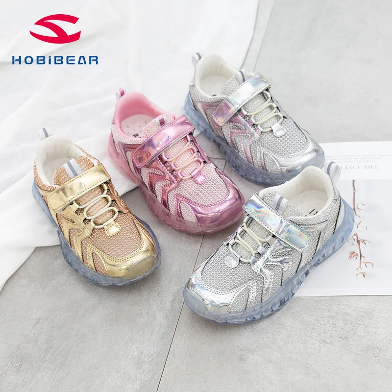 

HOBIBEAR sneakers girl breathble summer shoes running shoes kids