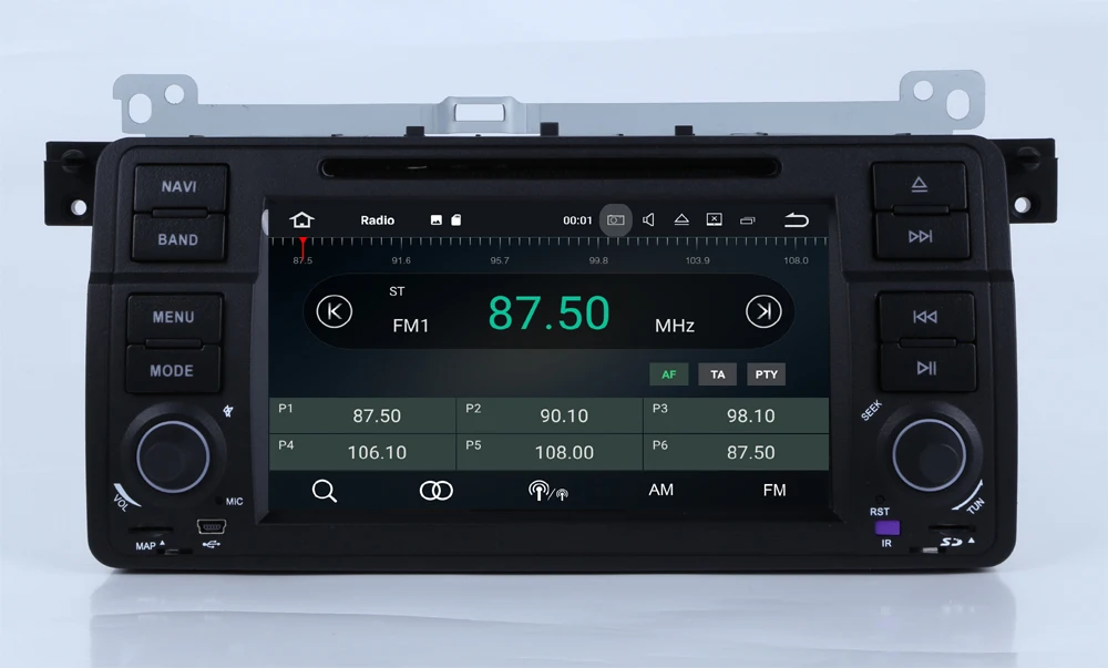 Автомобильный DVD gps плеер для BMW E46 M3 3 серии 318 325 330 Android 7 1 Радио BT 2 Гб Оперативная