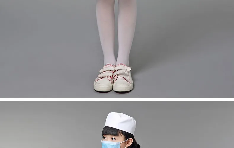 Детский костюм для косплея на Хэллоуин, Детский костюм врача, униформа медсестры для девочек, шляпа+ маска