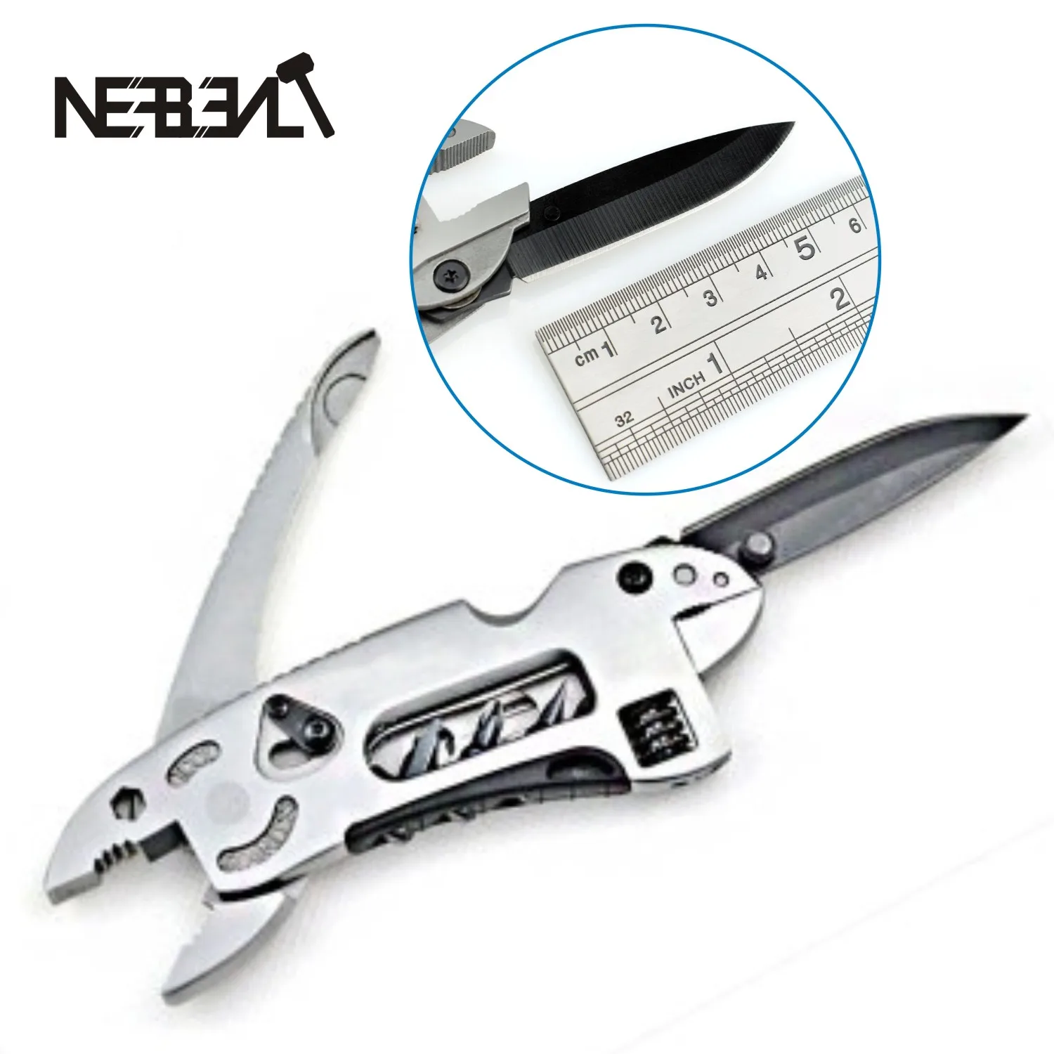 Outdoor Multitool Pliers Pocket Knife Screwdriver Set Kit Adjustable Wrench Jaw Spanner Mini Repair Hand Tools Pocket Portable