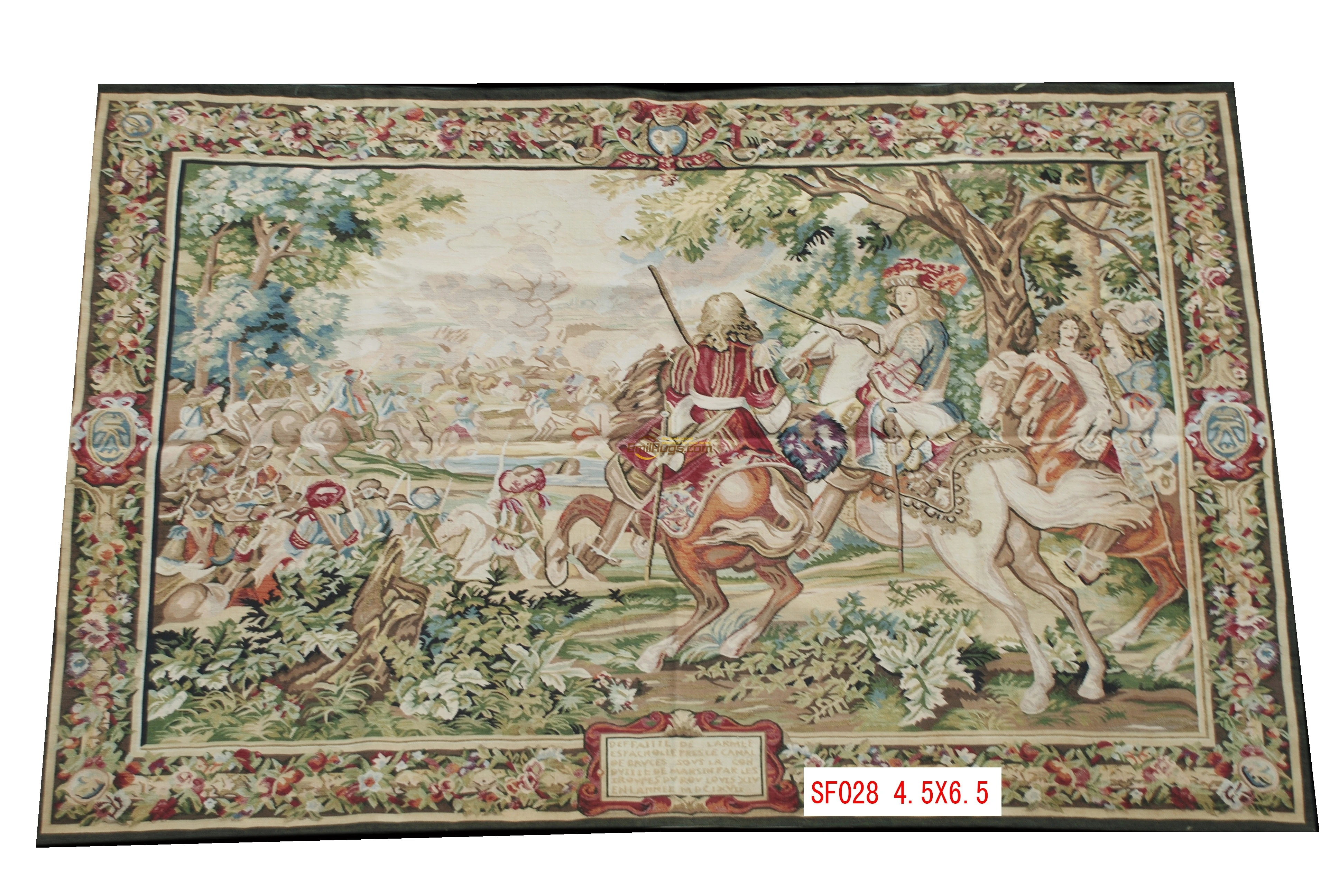 handmade tapestry Rushed Real Gobelin Picture Pure Wool Handmade