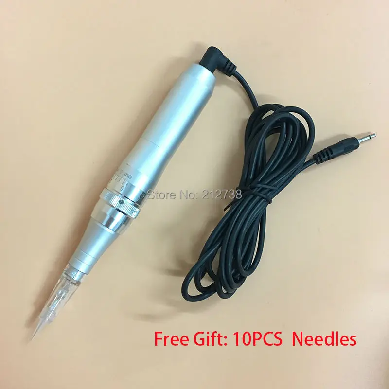

Hot Selling Pro Tattoo Makeup Permanent Makeup Machine For Eyebrow Lips Eyeliner with 10 pcs Cartridge Needles High Quality