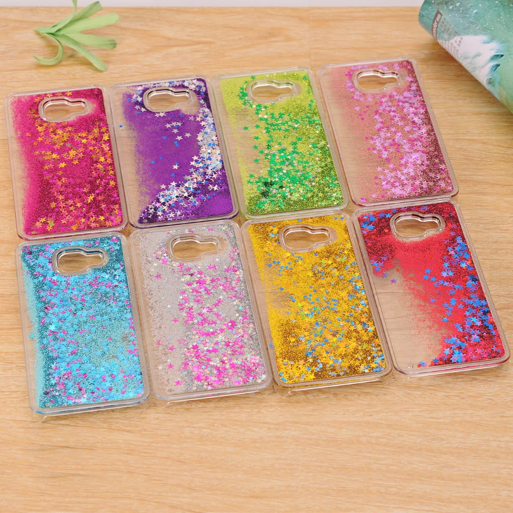 Dynamic Liquid Bling Star Quicksand capa Fundas Case for Samsung Galaxy A3 A5 A7 2016 J5 J7 Grand Prime S4/S5/S6/S6 Edge/S7 Edge