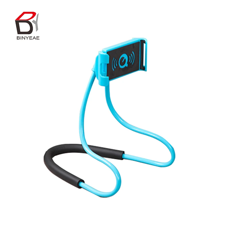 

Universal Lazy Neck Hanging Holder Mobile tablet Holder Clip Tablet Pad Neck Stand Support Snake-like Flexible