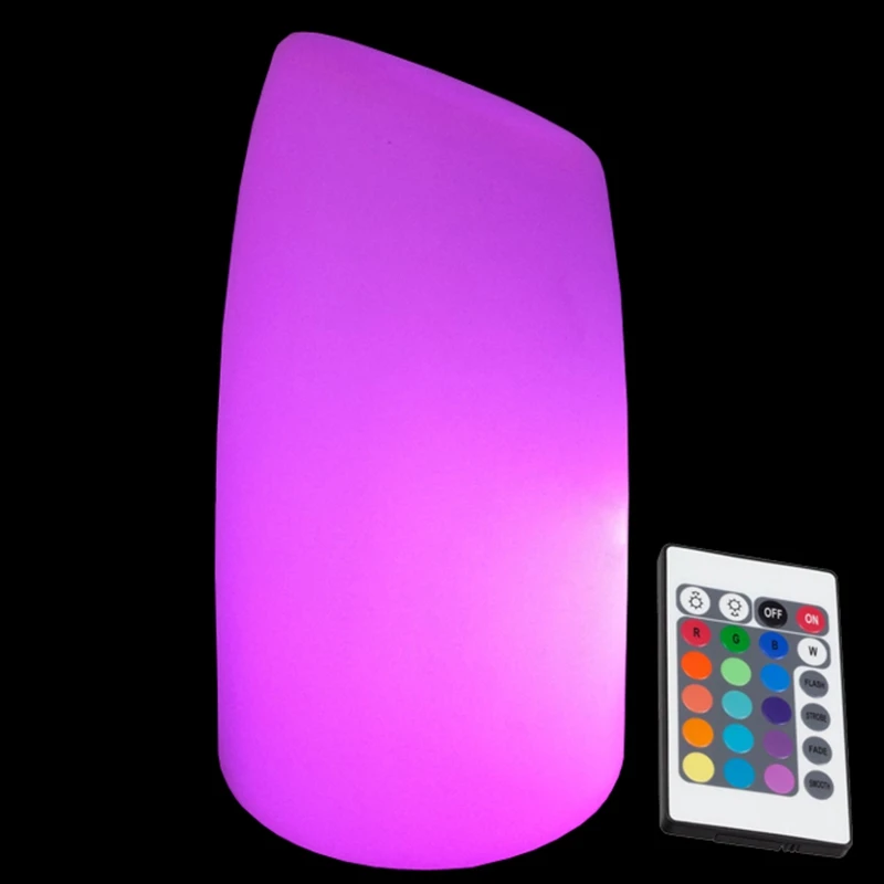 

2019 New Arrival 16 Color Changing LED Night Lights Rechargeable Waterproof IP54 illuminated Lamps free shipping 10pcs/lot