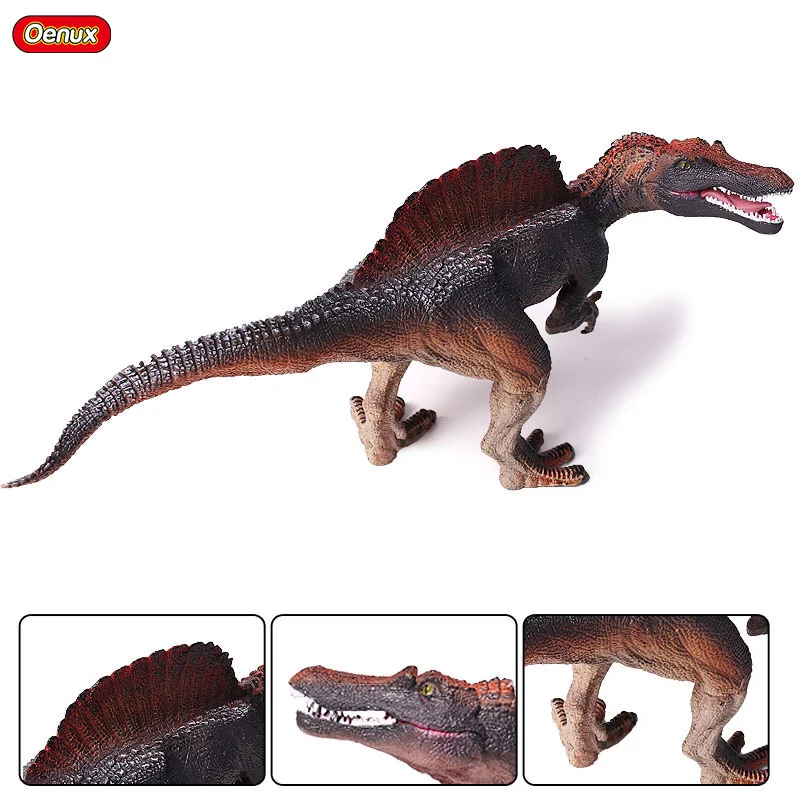 

Oenux Simulation Prehistoric Dinosaur Park World Spinosaurus Mouth Can Open Figurines Dinosaurio Model Action Figures Brinquedo