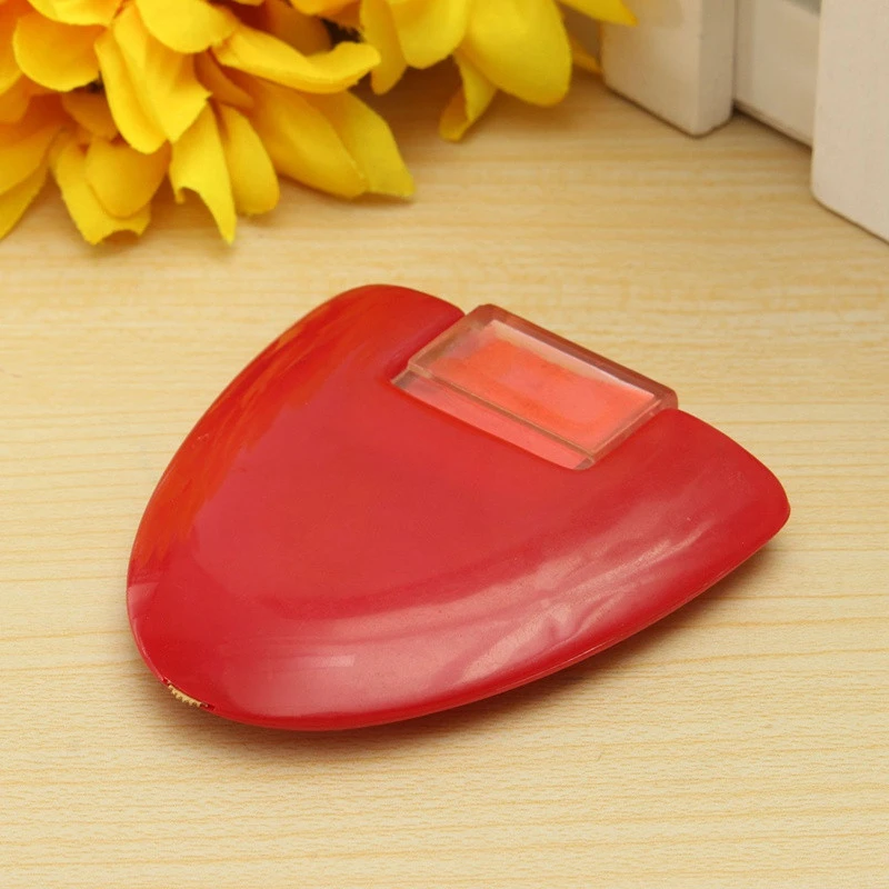 1Pcs 4 Colors DIY Sewing Tool Triangular Chalk Wheel Tailor's Chalk Sewing Clothes Markers Accessory Red White Blue Yellow felt needle art