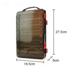 Perimedes уличная Рыболовная Снасть приманка коробка для хранения пластиковая двухсторонняя 14 сетка приманка коробка рыболовные снасти коробки легко взять# g40