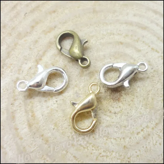 

mix 900pcs Lobster Clasp Hooks trigger clasps mix Color for necklace bracelet chain DIY,Jewelry Accessory Findings Parts