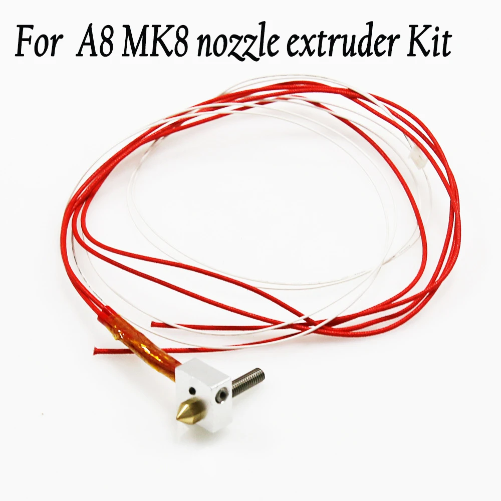 Anet For A8 A2 MK8 nozzle extruder kit I3 extrusion head kit 0 2 0 3