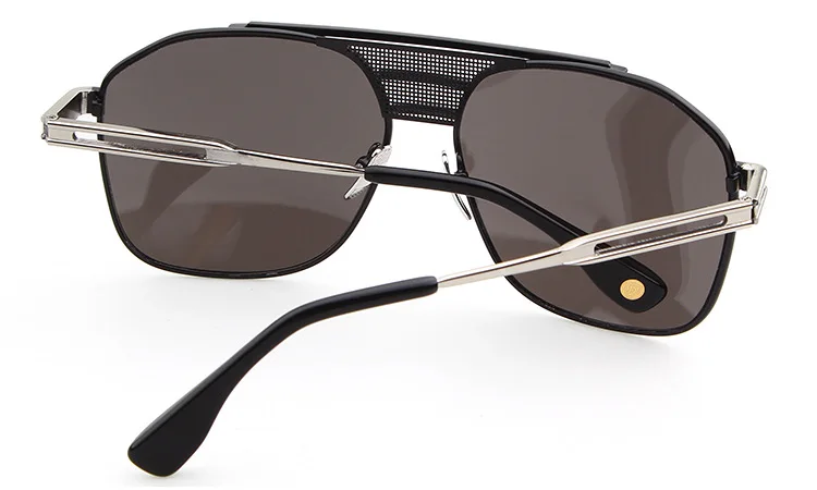Новые Классические роскошные квадратные очки гроссмейстера для женщин/мужчин 18 K Glod Sunglass брендовые дизайнерские женские негабаритные gafas oculos de sol