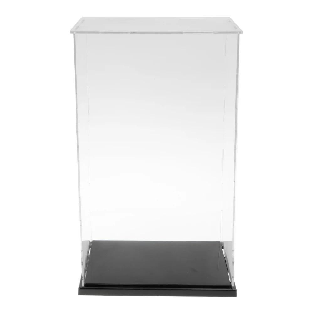 

19x15x31 cm Acrylic & Plastic Figures Model Transparent Display Show Case Small Acrylic Box Doll Machine Collection Display Box
