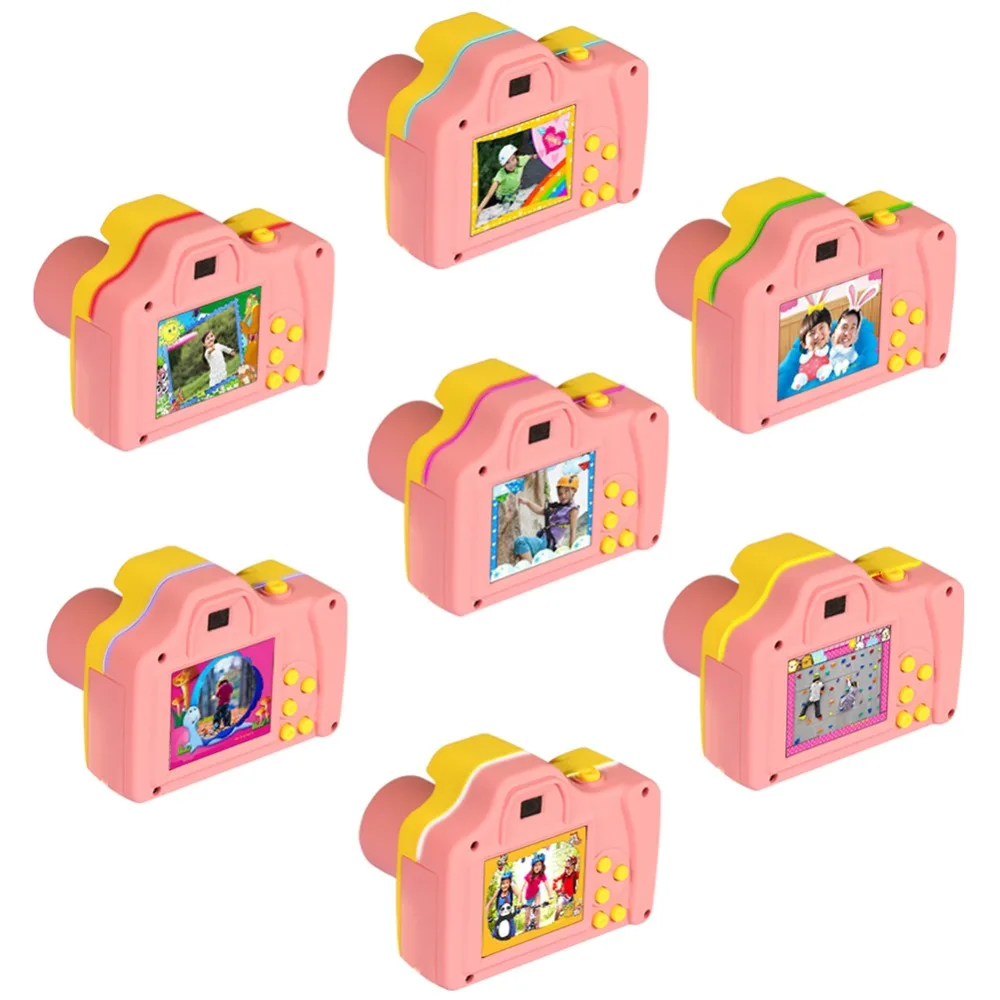1,77 дюймов 16MP 1080 P мини LSR Cam цифровой Камера для маленьких детей милый мультфильм Многофункциональная игрушка Камера детский день рождения лучший подарок