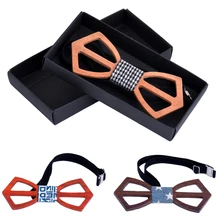 Новинка Деревянная галстук бабочка для мужчин прополка Классический деревянная бабочка дерево 3D ручной работы Corbata деревянные Галстуки Gravata Досуг бабочка