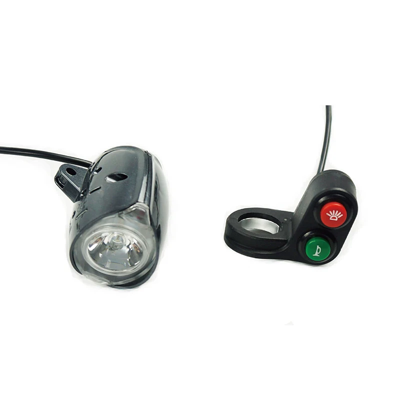 

Assembly Headlight Conversion Kit Lamp Light Plastic Switch Torch Accessory Scooter Attachment Electric Bicycle