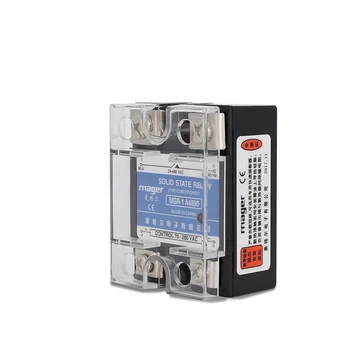 

90A Free shipping With Protective covers MGR-1 A4890 solid state relay SSR-90AA (70-280VAC TO 24-480VAC) SSR relay solid state