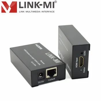 

50m 1080p Audio Video HDMI Extender Transmitter Receiver Cat5ex1 EDID Copy 50m High-definition signal amplifier
