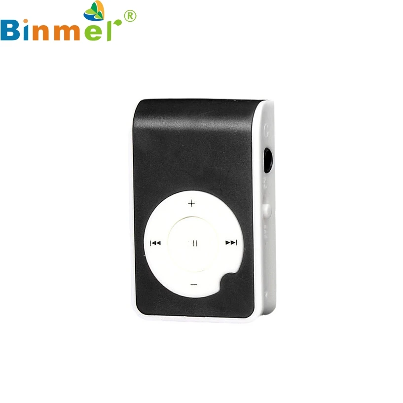 

Binmer A18 mp3 music players new Mini Clip Metal USB MP3 Player Support Micro SD TF Card Music Media Wholesale