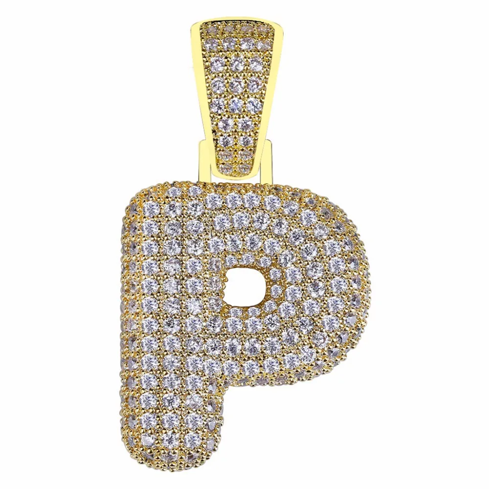 Beli Huruf Gelembung AAA + Kubik Zircon Gelembung Huruf P Liontin Kalung Pria Hip Hop Perhiasan Harga Huruf Gelembung AAA + Kubik Zircon Gelembung Huruf P Liontin Kalung Pria Hip Hop Perhiasan