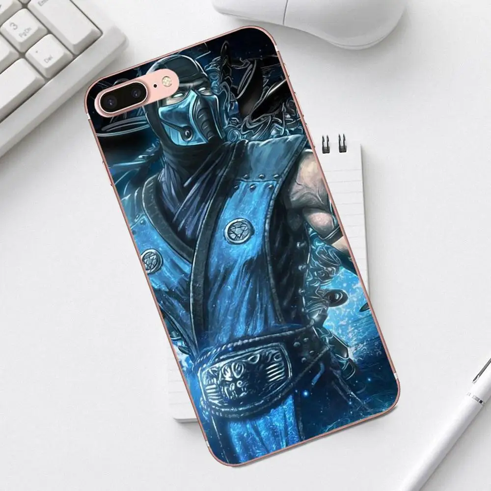 Sub zero Mortal Kombat X для iPhone 4 4S 5 5C SE 6 6S 7 8 Plus XS Max XR Galaxy A3 A5 J1 J3 J5 J7 2017 аксессуары чехлов из