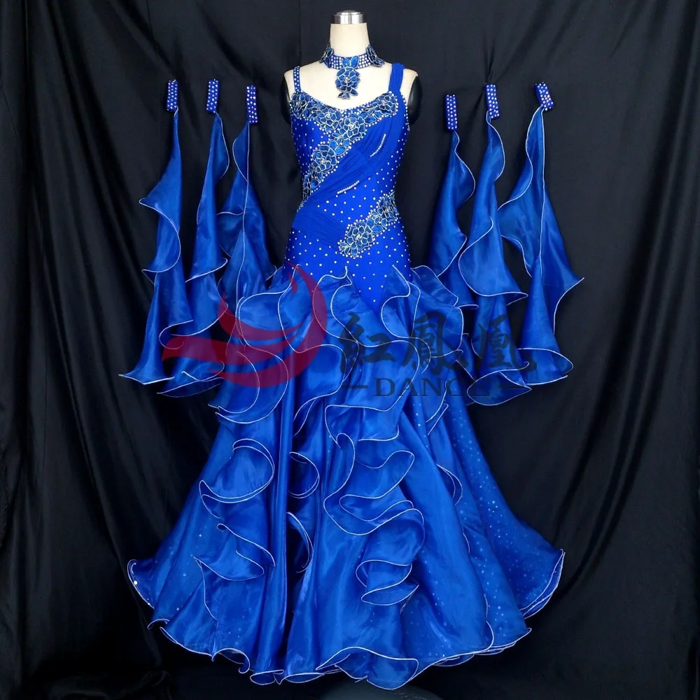 

High-end International Standard Ballroom Smooth Dance Competition Dress, /Ballroom Standard Tango Waltz Dance Dress