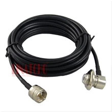 5M RG58/U Coaxial Cable for Mobile Radio Extension, PL259 and SO239 connector for Yaesu ICOM Kenwood Radio