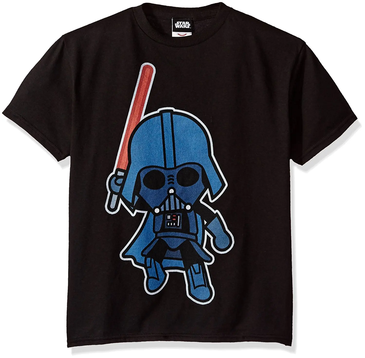 Star Wars большой мальчиков мультфильм Вейдер в действии Graphic Tee | Мужская одежда