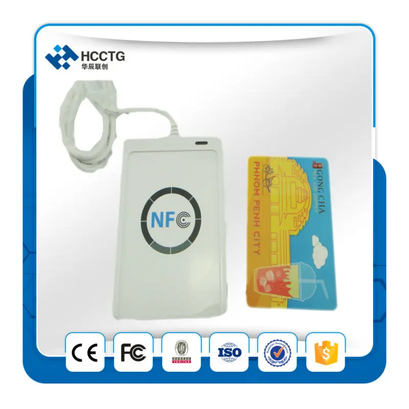 

USB rfid business card NFC and FeliCa contactless card reader and writer + free SDK--ACR122U