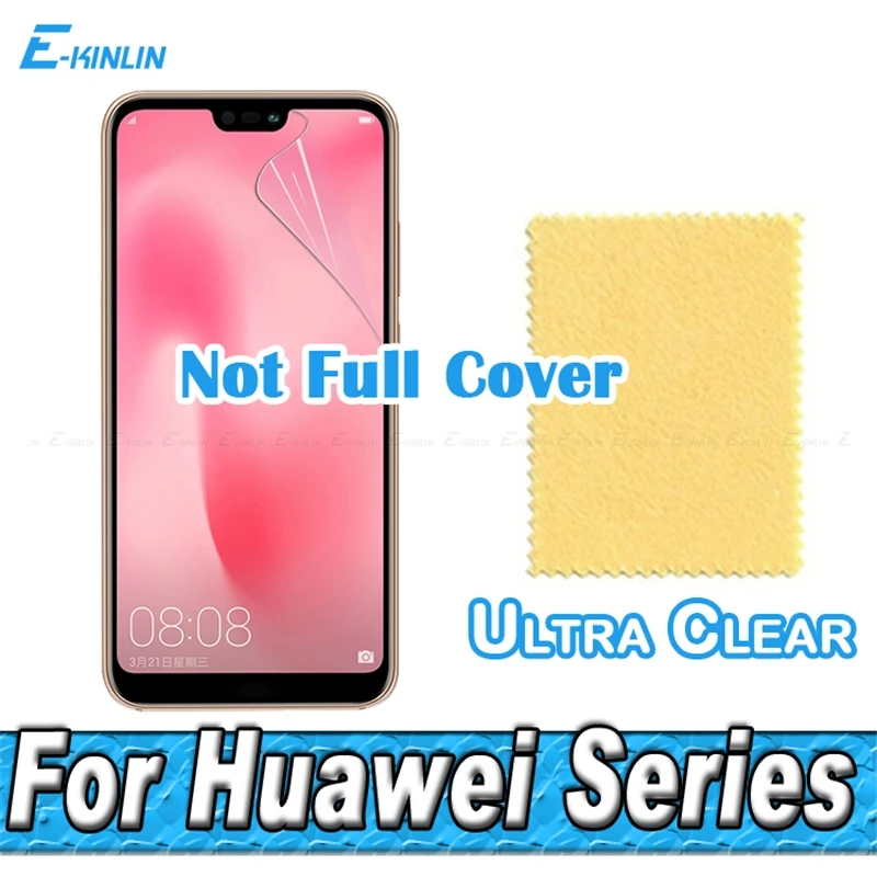 

HD Clear Screen Protector Display Protective Transparent Soft Film For HuaWei P Smart Plus Y9 2019 Y7 Pro Y6 Y5 Prime 2018