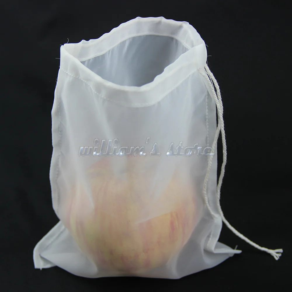 

5pcs 100 Micron Nylon HomeBrew Food Grade Grain Hops Boiling Filter Bag 15X 20cm batch Homebrew Beer Wine Coffee Bucket Filter