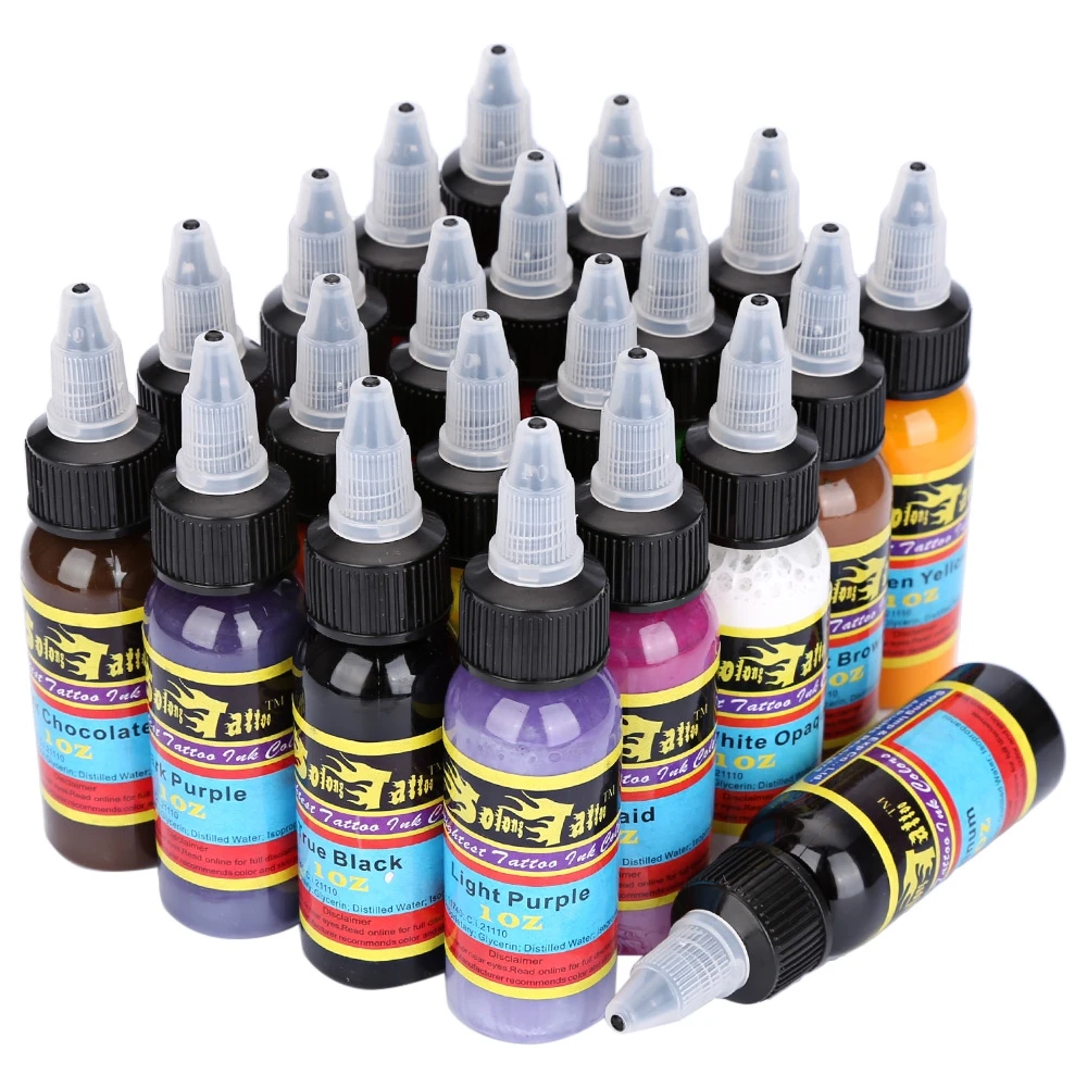 Buy 21 Colors 30ml Tattoo Ink Pigment KitBottle