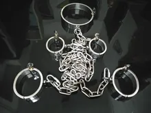 Секс-шоп топ из нержавеющей стали для взрослых воротник Сережка наручники секс Salve игры секс-игрушки БДСМ фетиш bongdage сдержанность для пары.